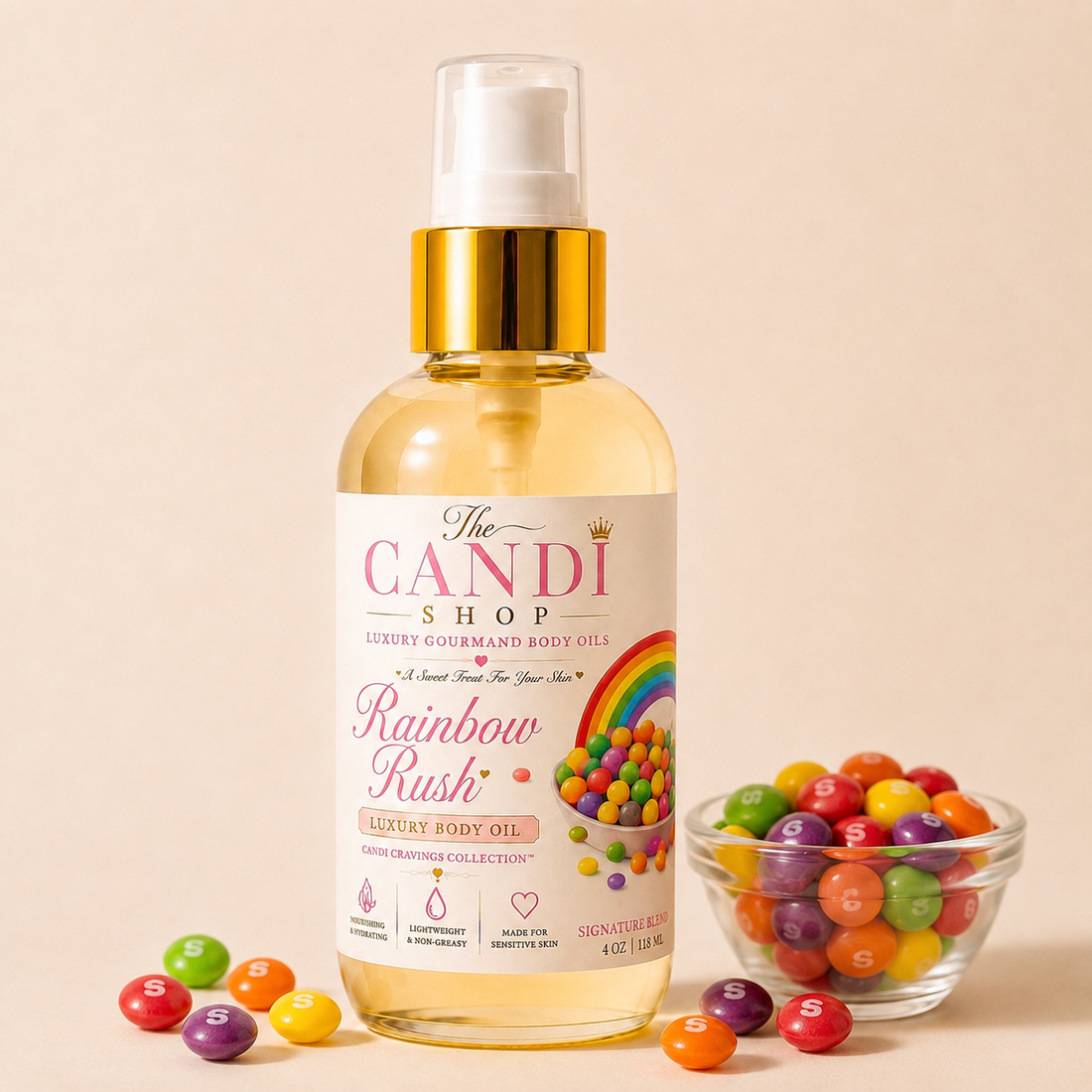 Rainbow Rush Fruity Candy Body Oil