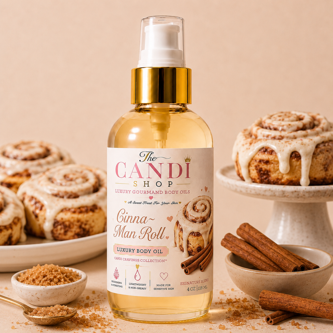 Cinna~Man Roll Cinnamon Roll Gourmand Body Oil